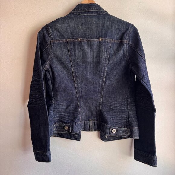 Yanuk Womens Blue Denim Trucker Jacket Size Small S Japanese Denim - Picture 2 of 9